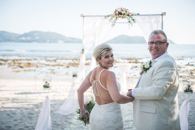 Wedding at Thavorn Beach Village, Renew vows