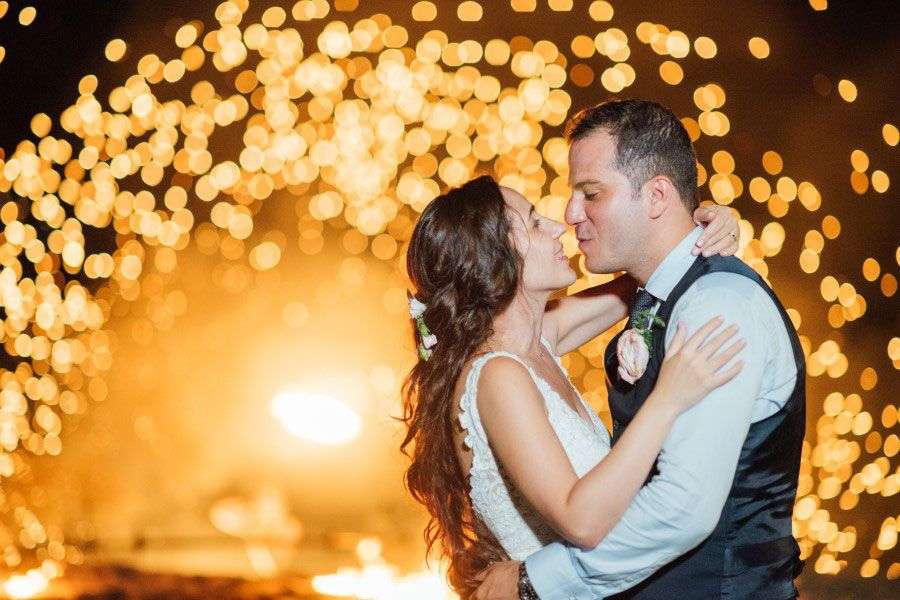 Phuket Dream Wedding Alexandra & Shayan Couple Firework Kiss