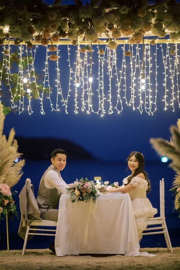 Phuket Dream Wedding Allison & Michael Couple Diner