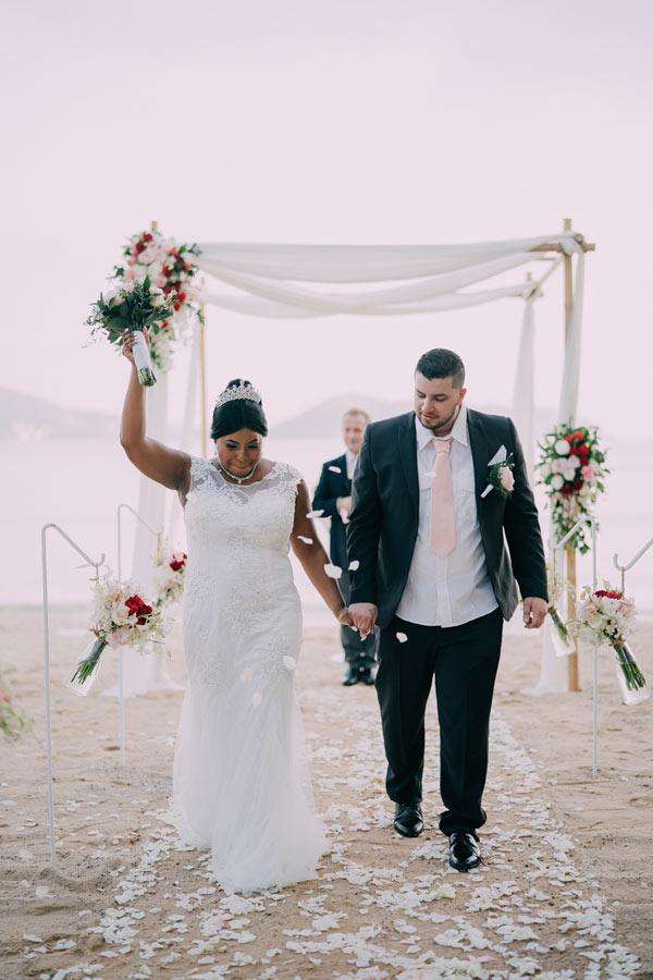 Phuket Dream Wedding Fatima & Mohammad End Of Ceremony