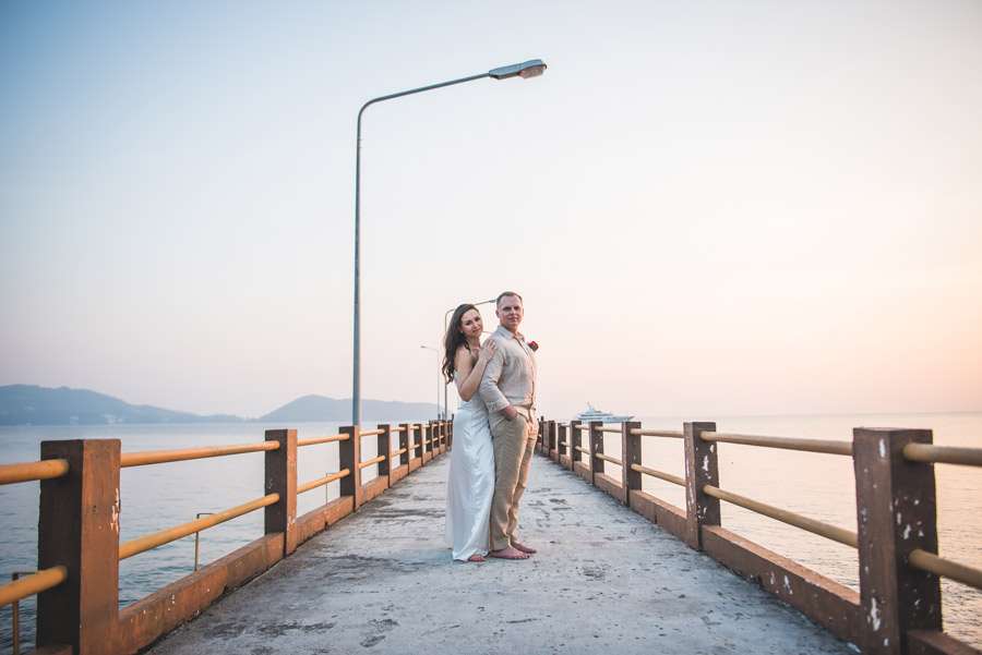 Phuket Dream Wedding Ieva & Renaldas Couple On Bridge