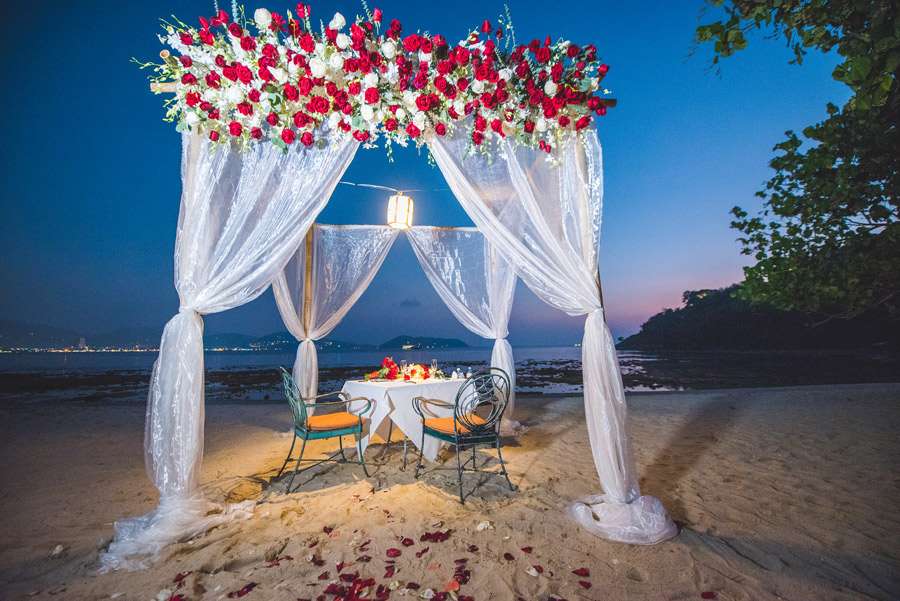 Phuket Dream Wedding Ieva & Renaldas Decoration By Night