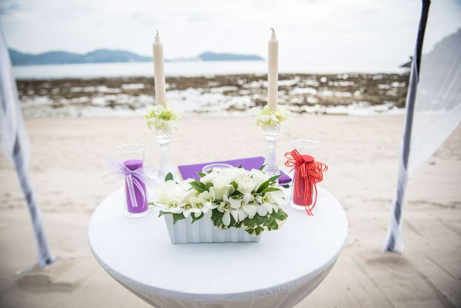 Phuket Dream Wedding Liam & Celine Sand Decoration