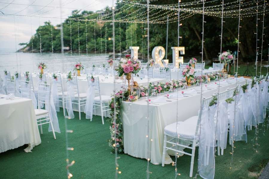 Phuket Dream Wedding Lisa & Florian Table Decoration