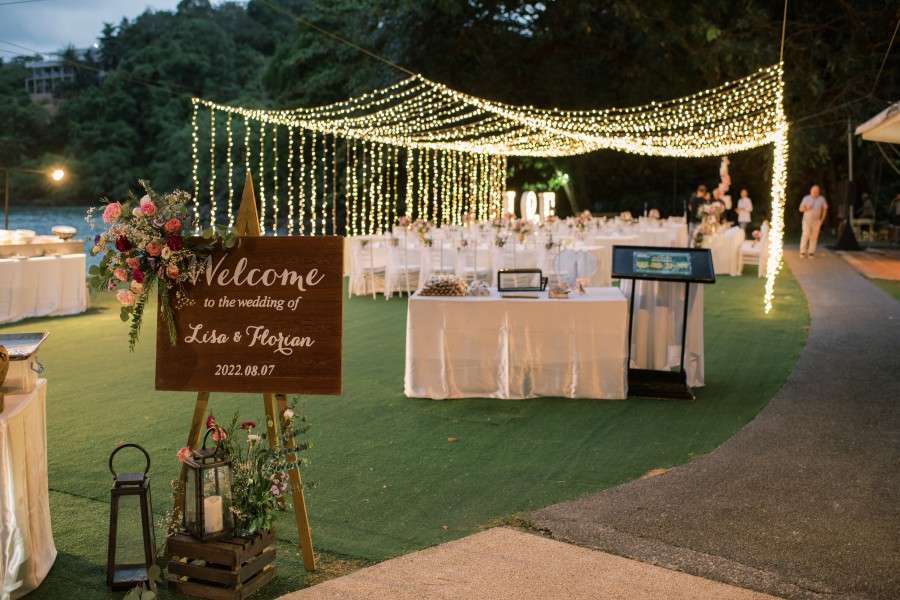 Phuket Dream Wedding Lisa & Florian Welcomne By Night