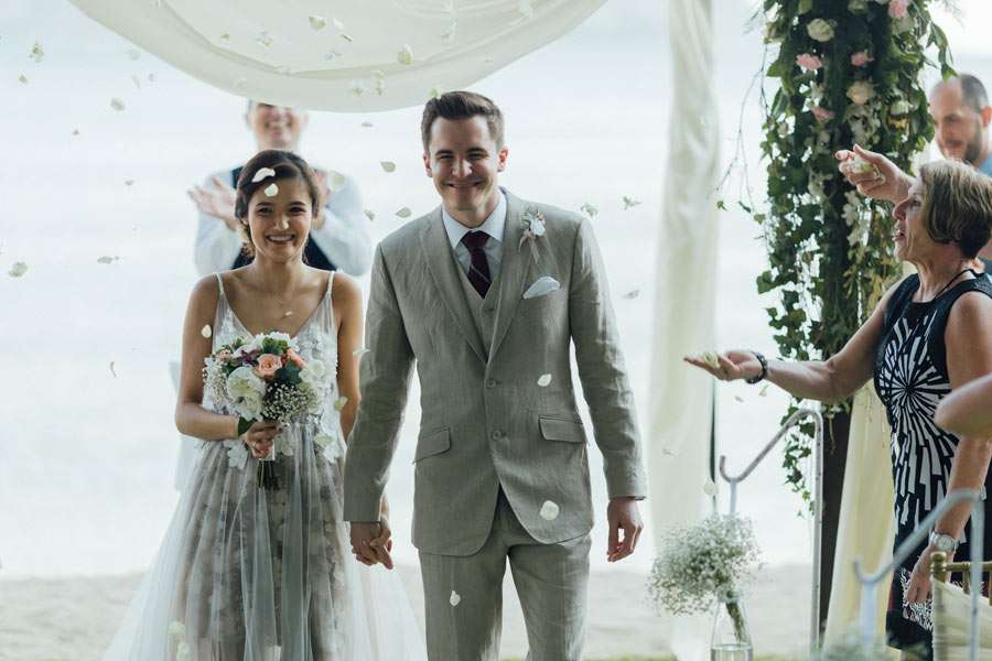 Phuket Dream Wedding Maria & Yannick End Of Ceremony