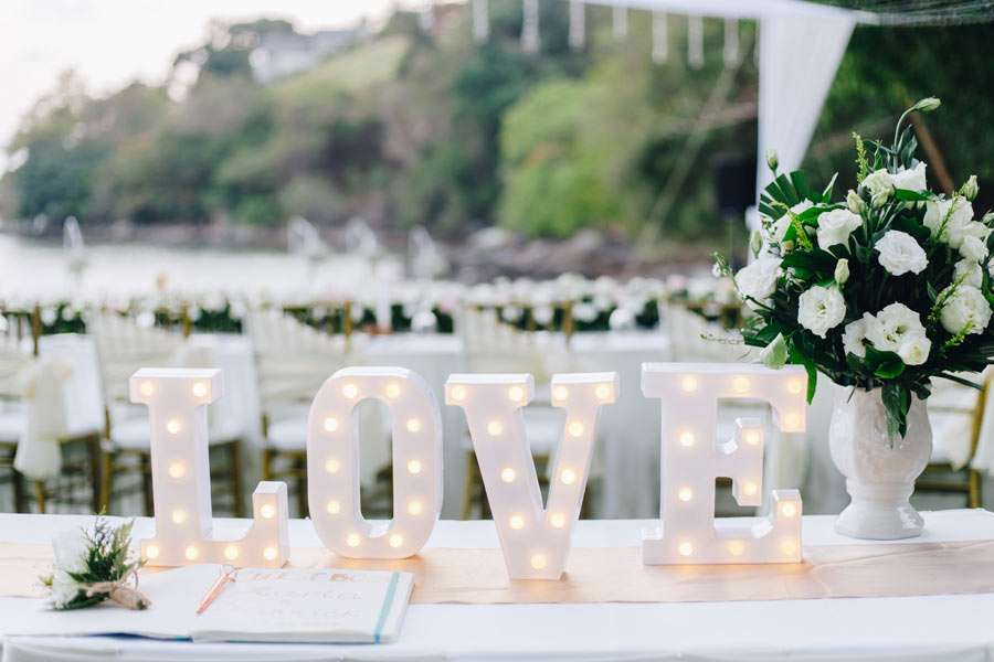 Phuket Dream Wedding Maria & Yannick Love Decoration