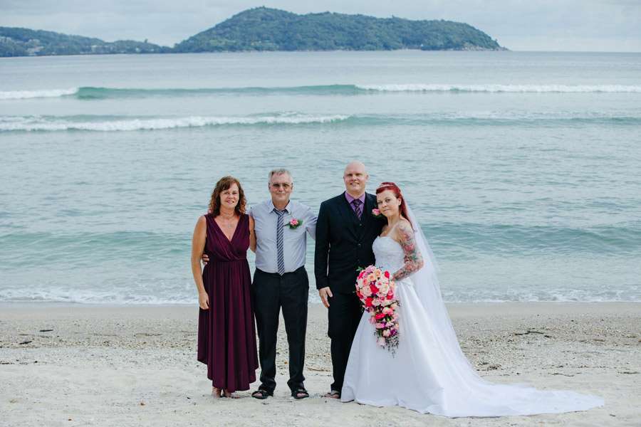 Phuket Dream Wedding Martin & Nanna Ceremony Beach Seaview
