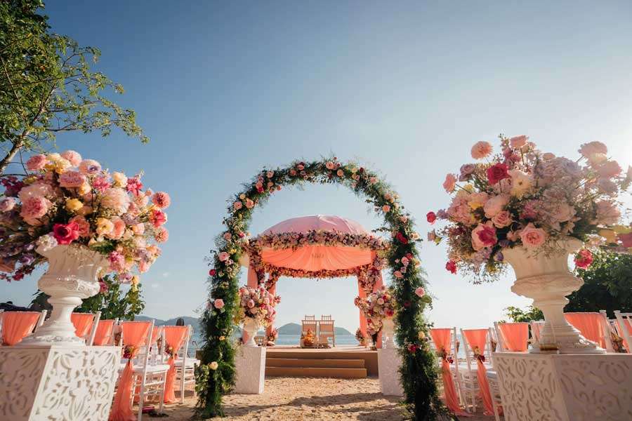 Phuket Dream Wedding Pronomita & Ishan Ceremony Decoration 2
