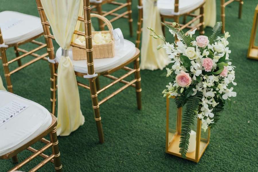 Phuket Dream Wedding Simone & Jarred Chair And Flower