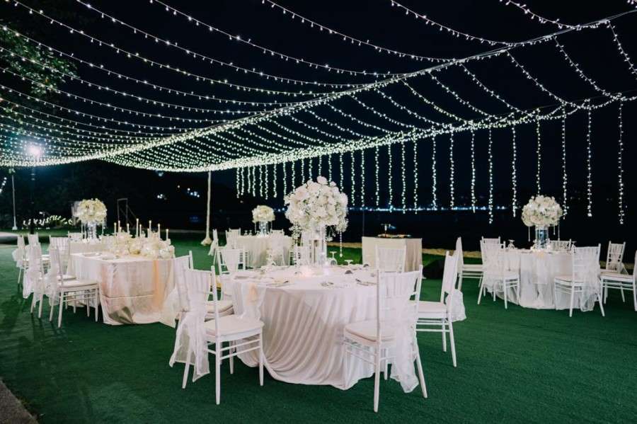 Phuket Dream Wedding Swarnim & Sriza (Indian Wedding) Table Decoartion By Night 2