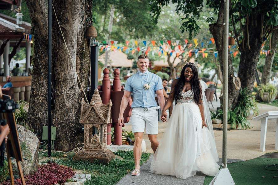 Phuket Dream Wedding Tracy & Nic Arrival At The Ceremony