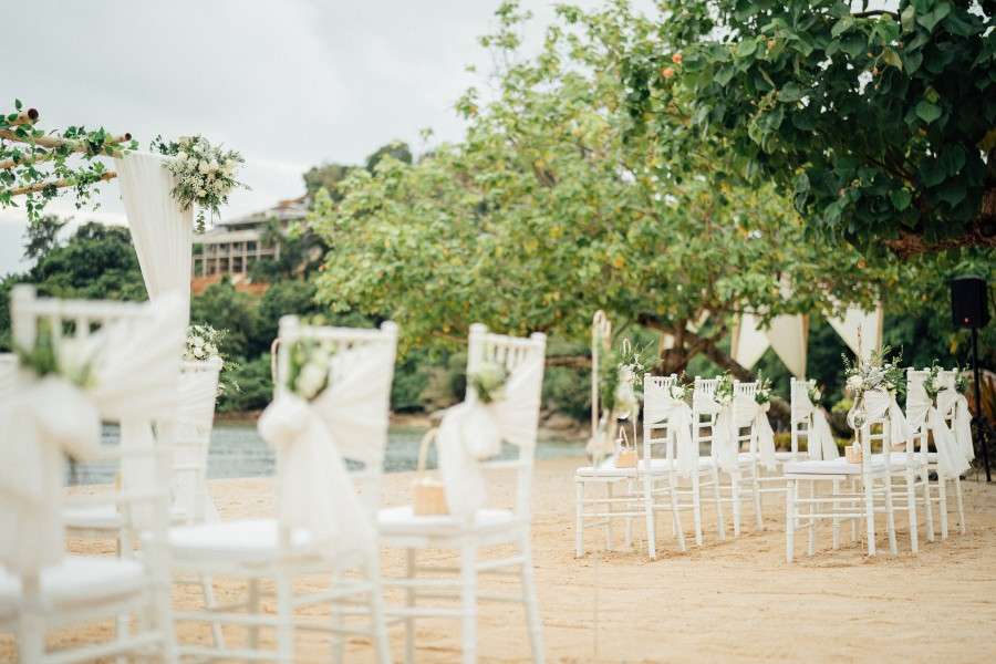 Phuket Dream Wedding Vanessa And Shawne Ceremony Decorationjpg
