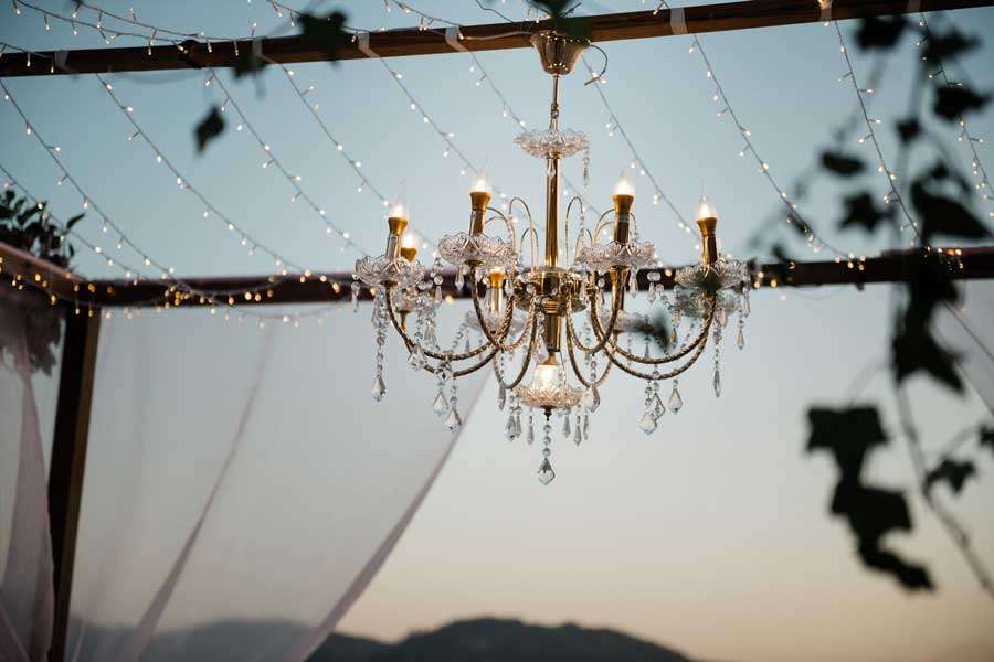 Phuket Dream Wedding Vinni & Rahul Chandelier