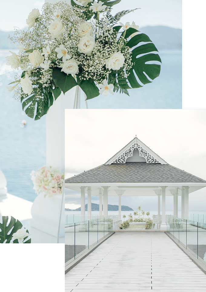 Pier for private wedding in Phuket