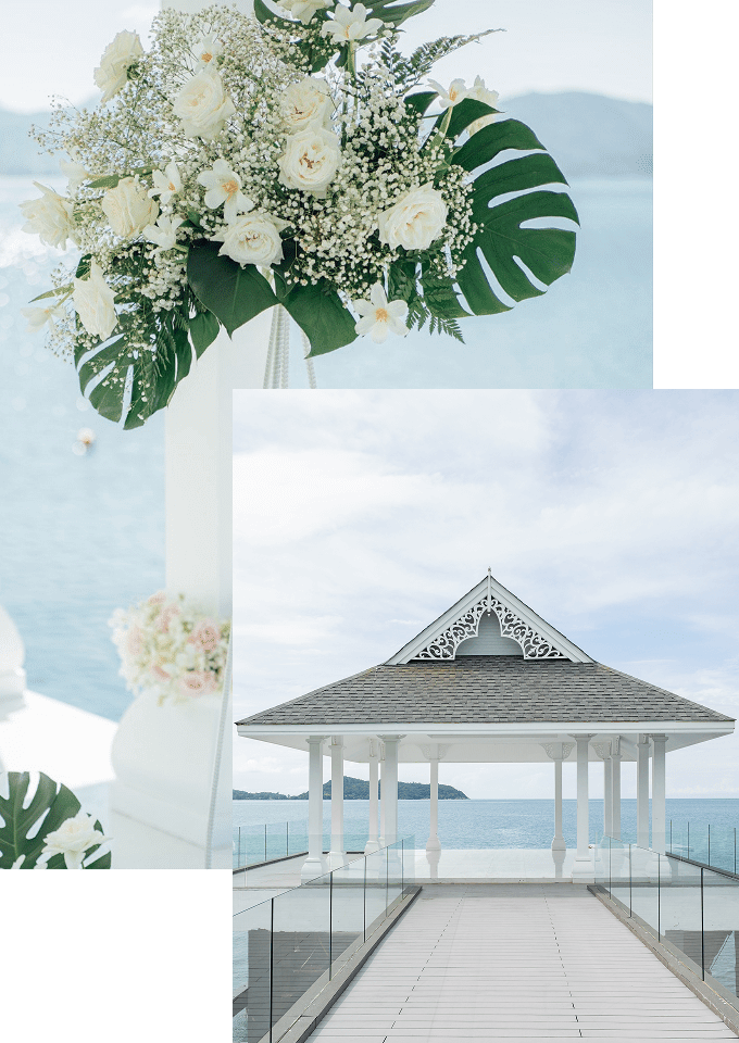 Pier for private wedding in Phuket
