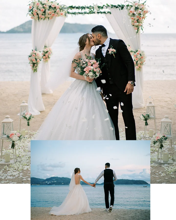 Intimate Beach Wedding in Phuket